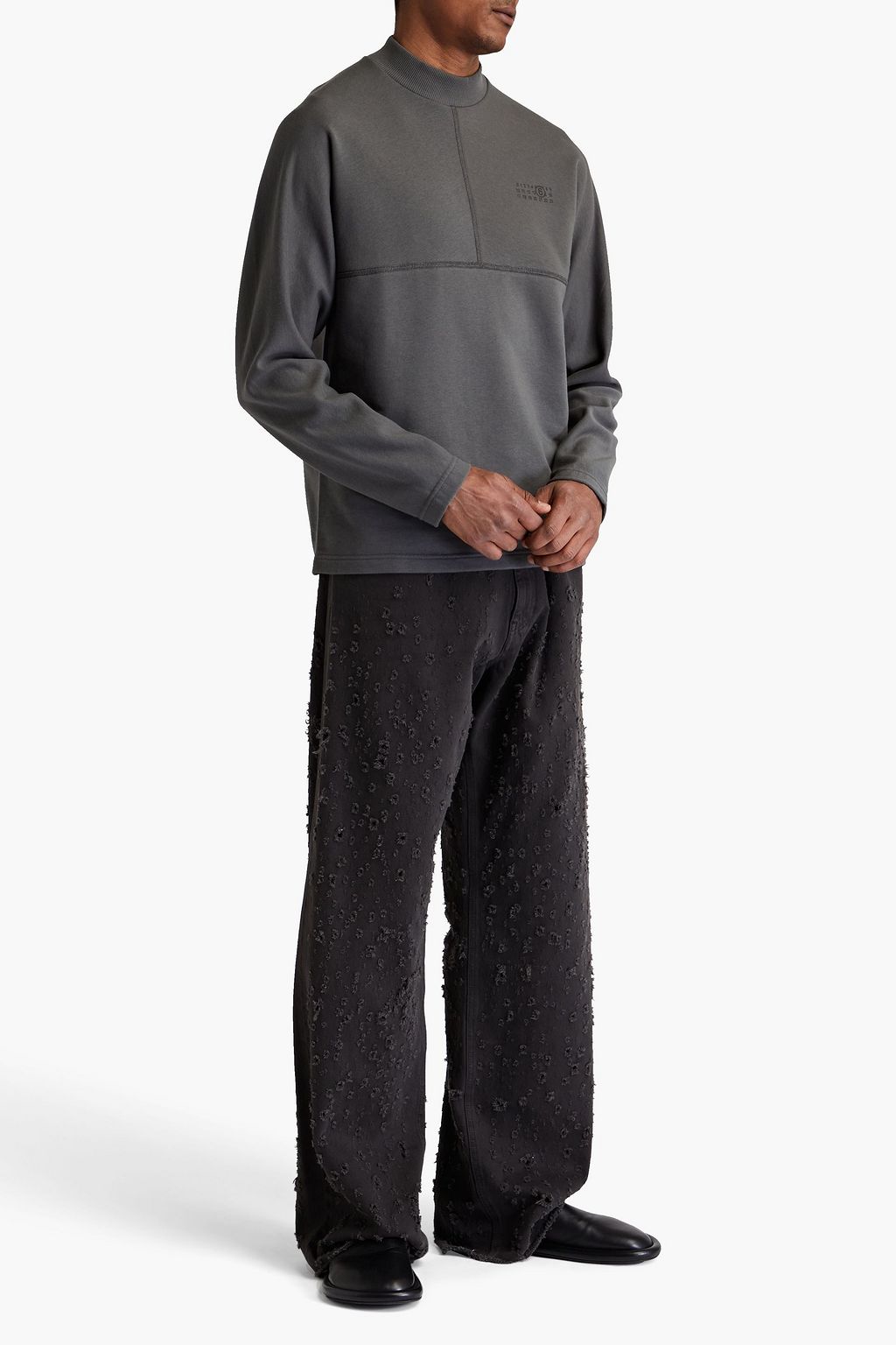 MM6 MAISON MARGIELA French cotton-blend terry sweatshirt