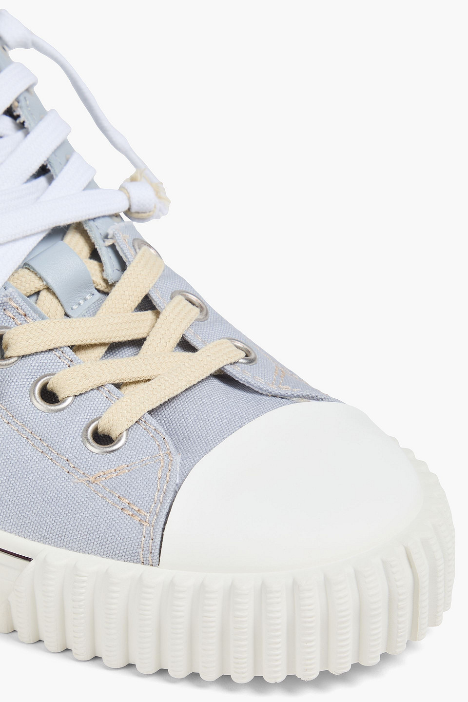 Maison Margiela New Evolution Leather And Canvas Sneakers