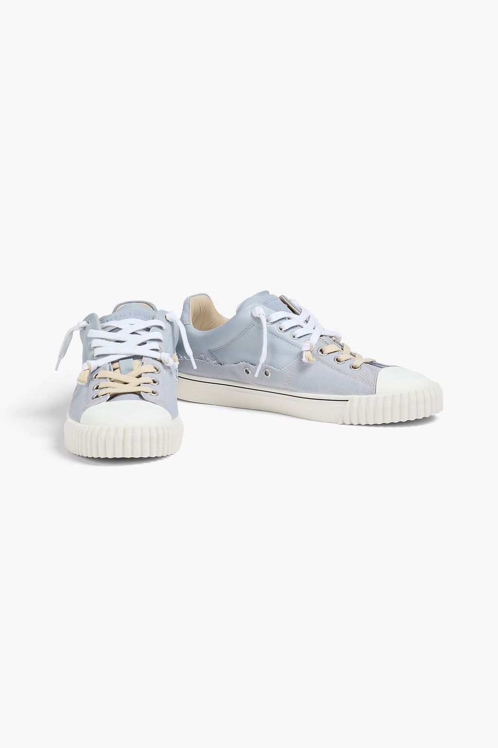 MAISON MARGIELA New Evolution leather and canvas sneakers