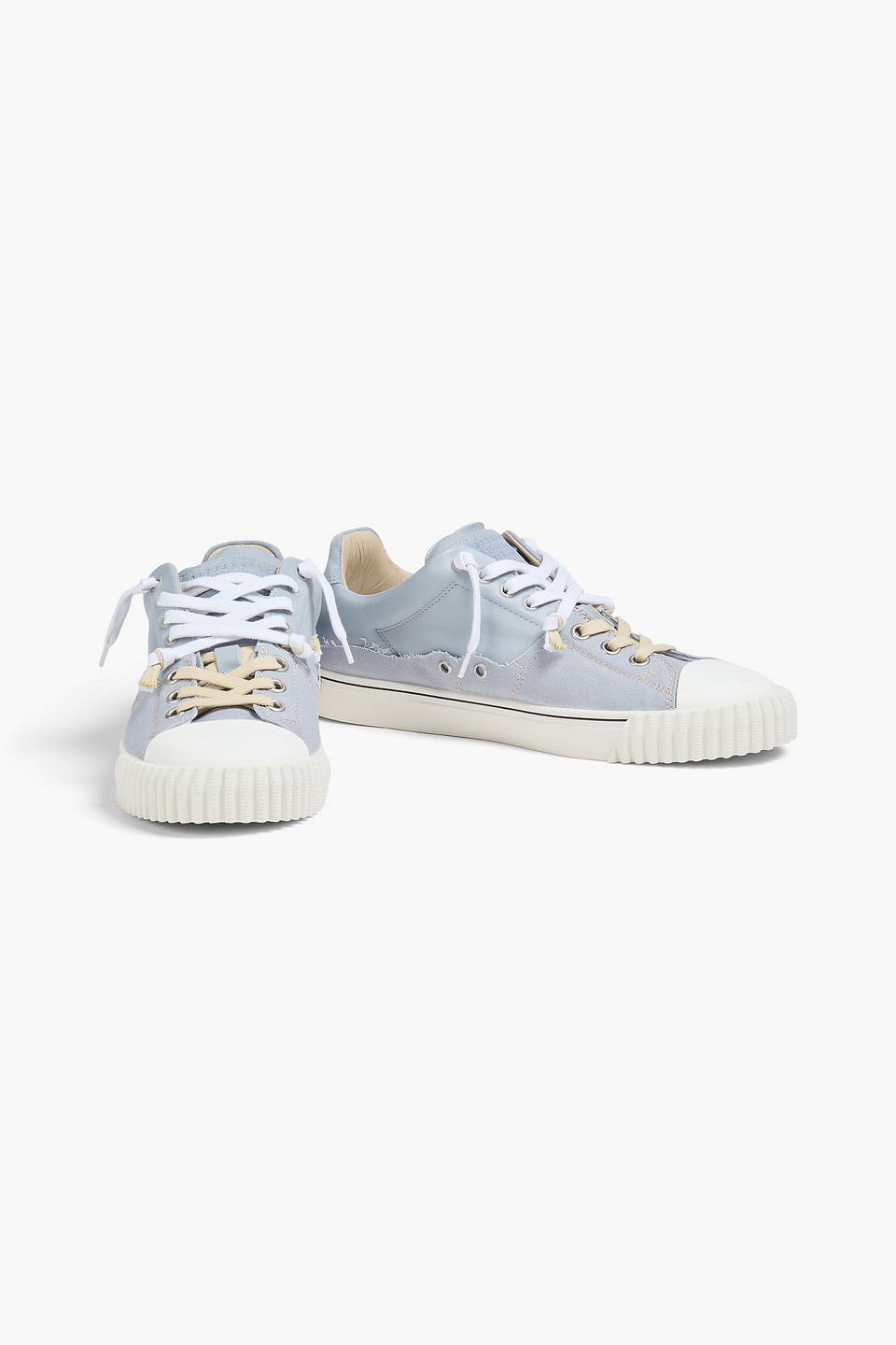 Maison Margiela New Evolution Leather And Canvas Sneakers