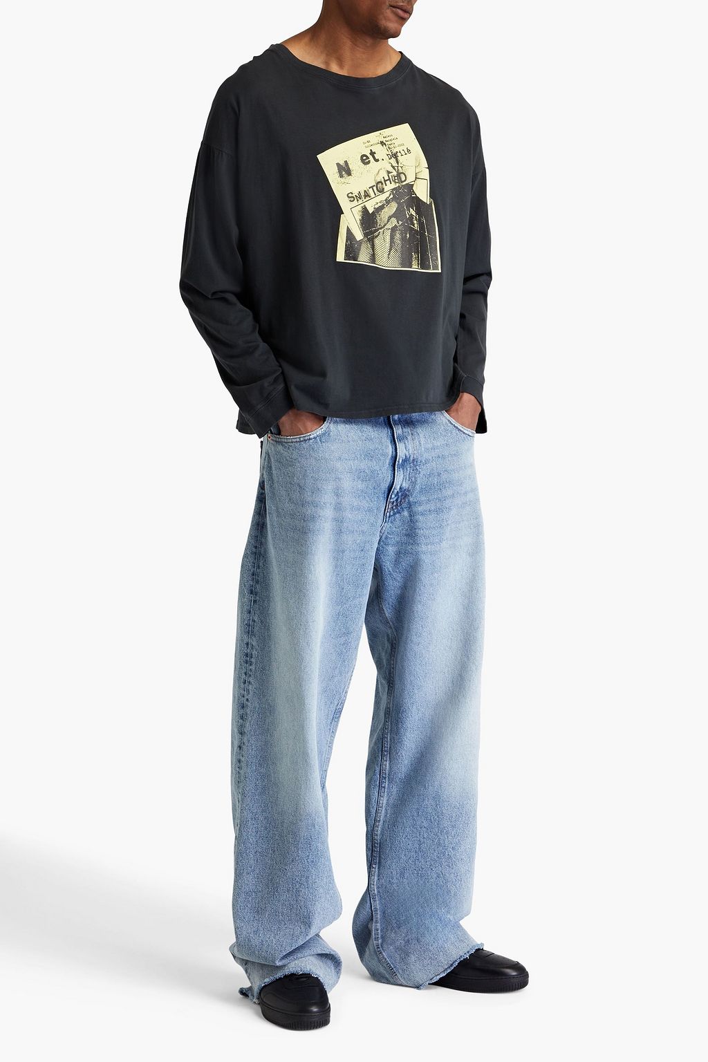 MAISON MARGIELA Printed cotton-jersey T-shirt