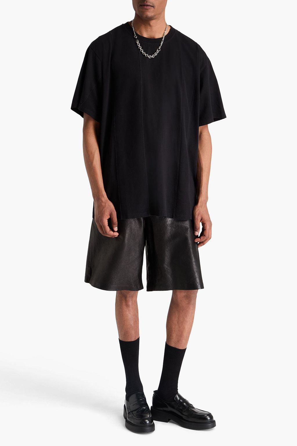 MM6 MAISON MARGIELA تي شيرت من القطن والجيرسي