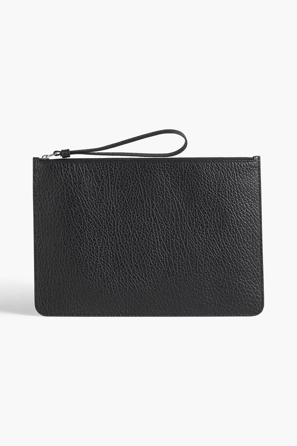 Pebbled-leather pouch