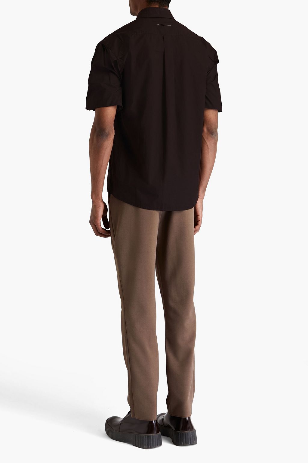 MM6 MAISON MARGIELA قميص من قطن بوبلين