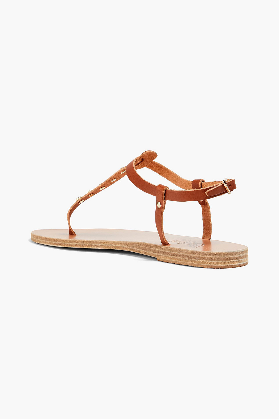 ANCIENT GREEK SANDALS LITO STUDDED LEATHER SANDALS