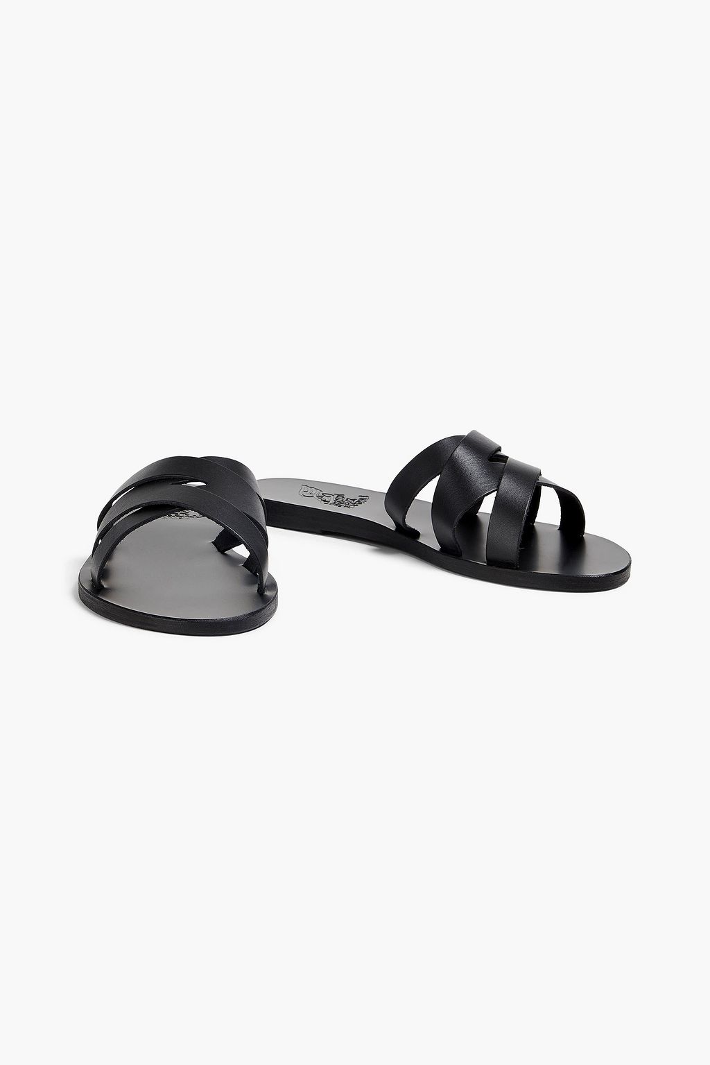 ANCIENT GREEK SANDALS حذاء سلايد "ديونيسيا" من الجلد