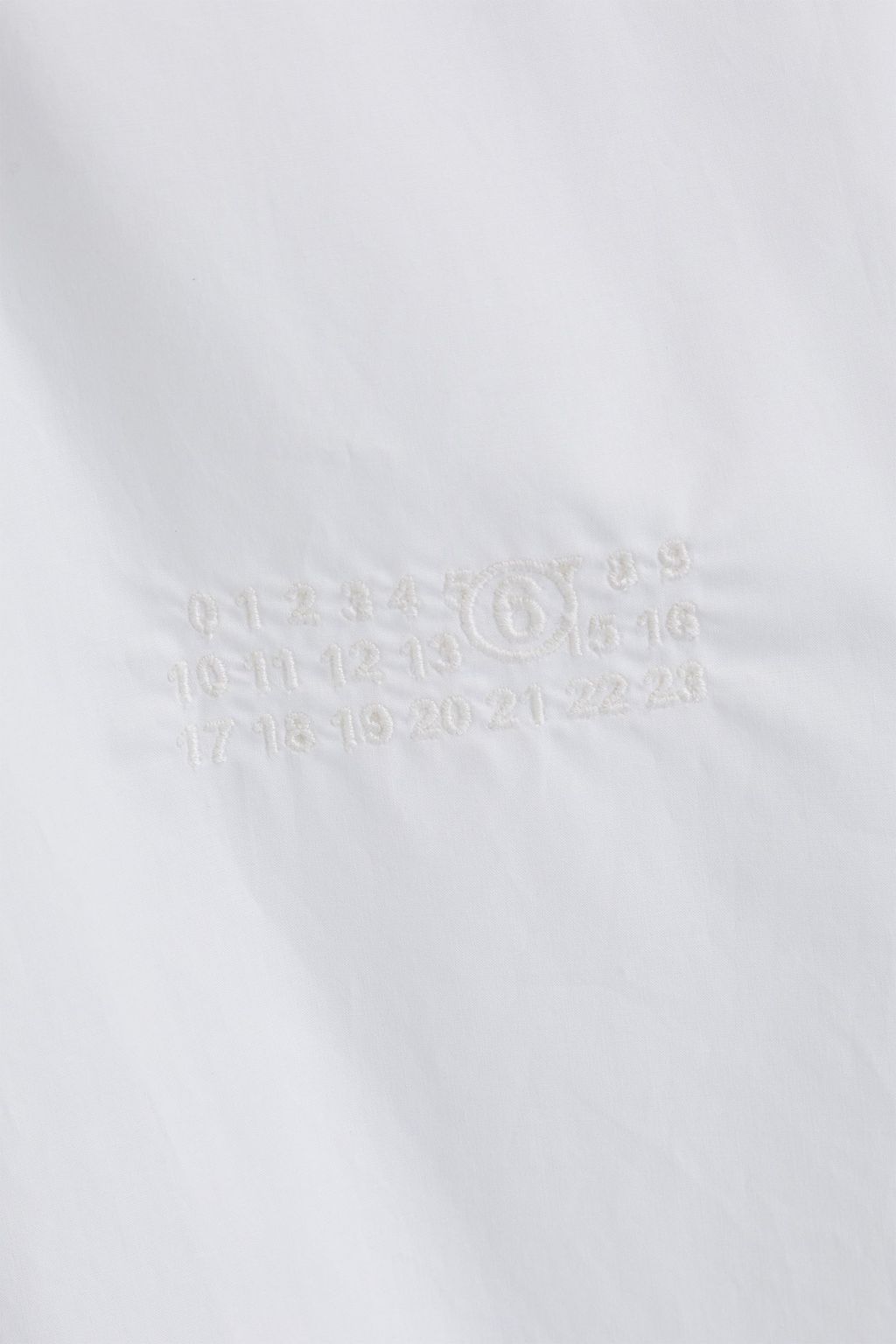 MM6 MAISON MARGIELA قميص من قطن بوبلين