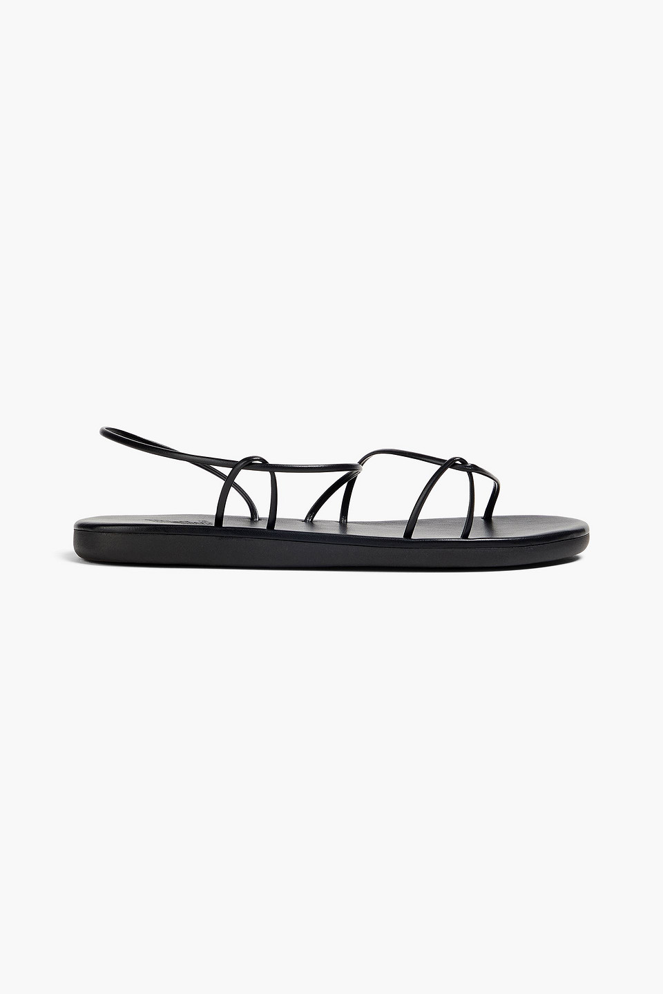 Ancient Greek Sandals Proorismos Slingback Sandals In Black
