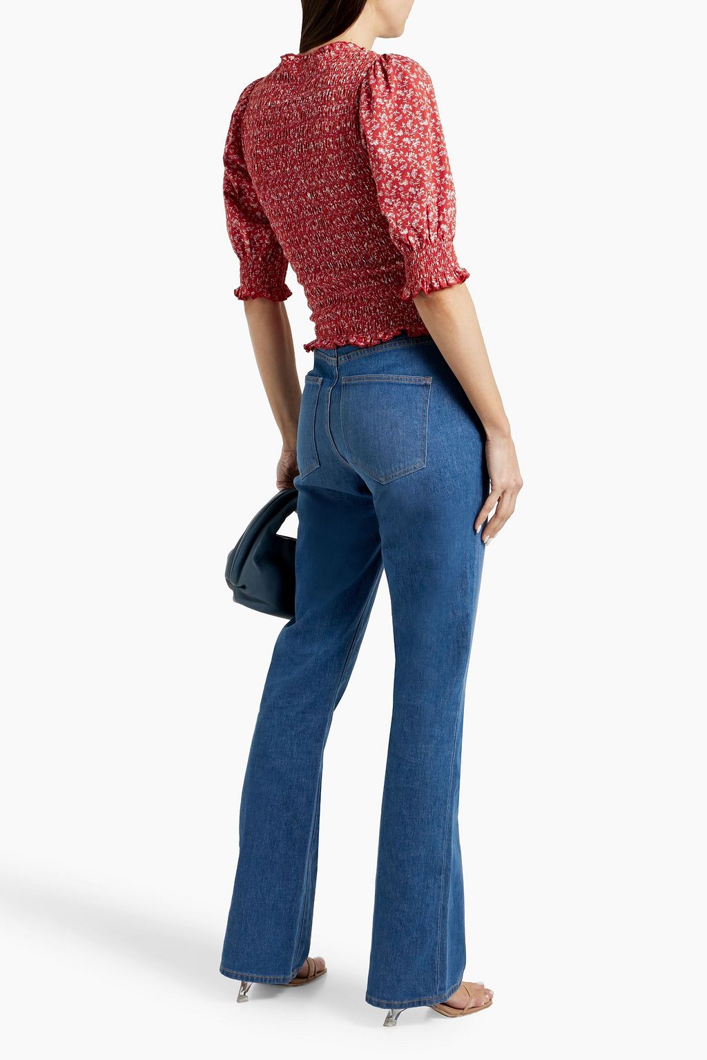 VERONICA BEARD Cameron high-rise bootcut jeans