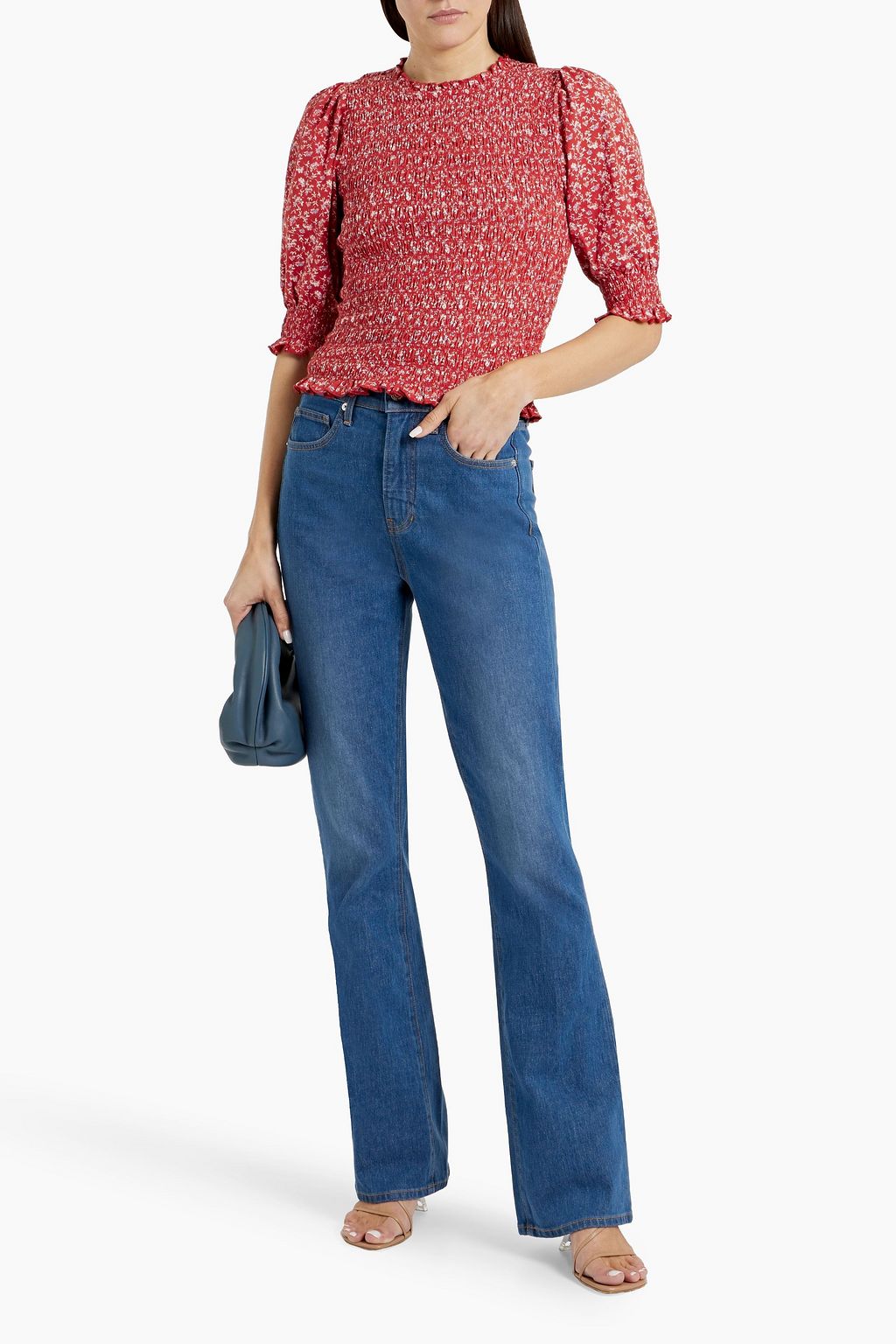 VERONICA BEARD Cameron high-rise bootcut jeans