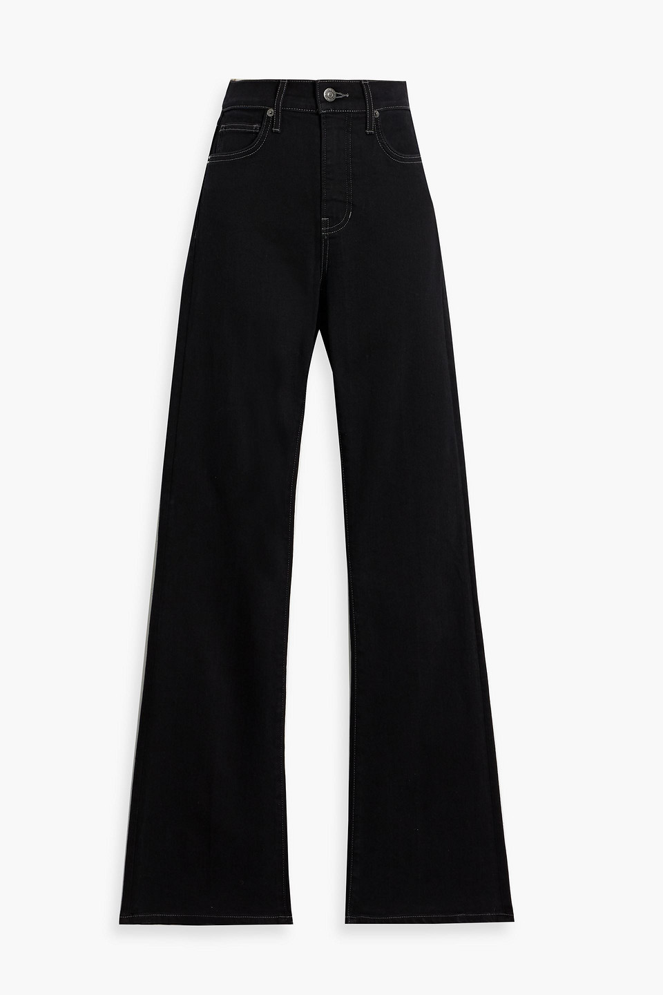 Veronica Beard Cameron High-rise Bootcut Jeans In Black