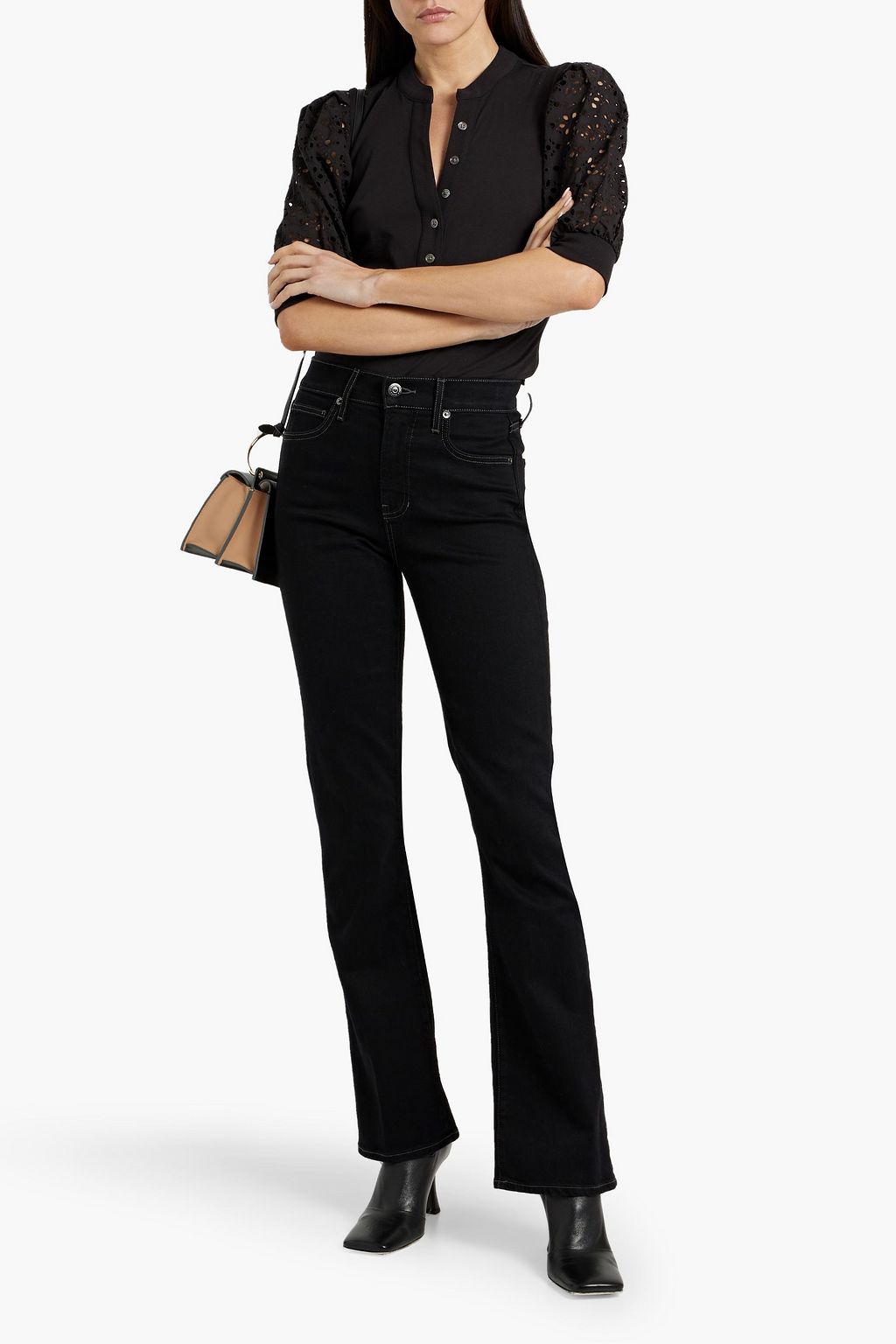 VERONICA BEARD Cameron high-rise bootcut jeans