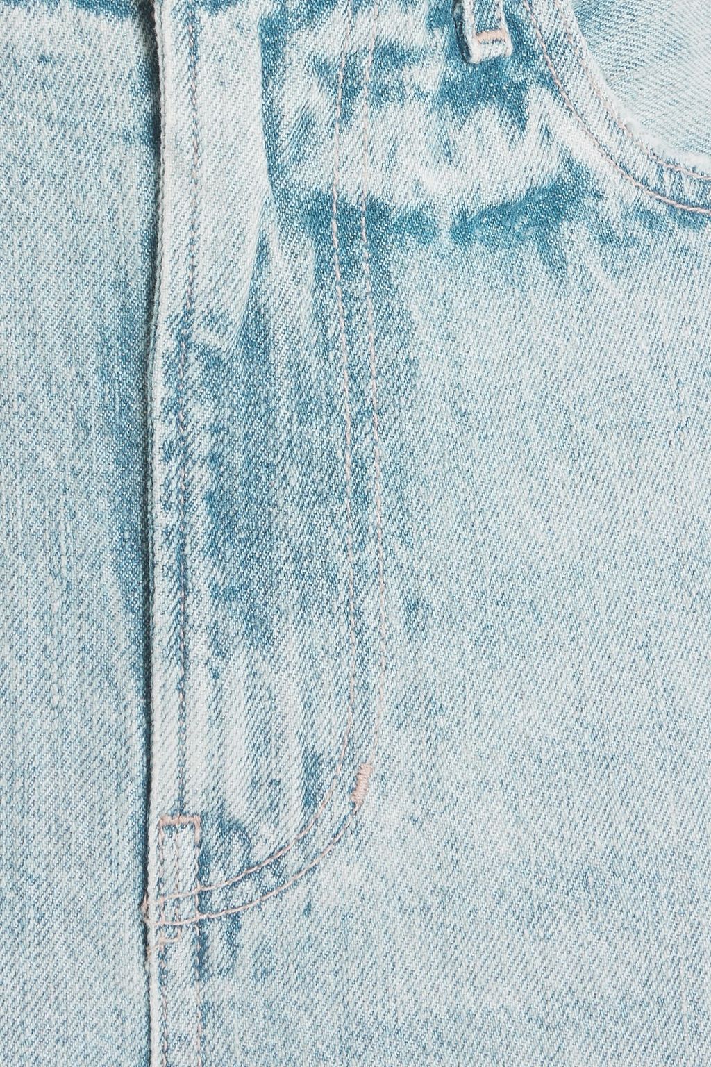 VERONICA BEARD Taylor cropped high-rise wide-leg jeans
