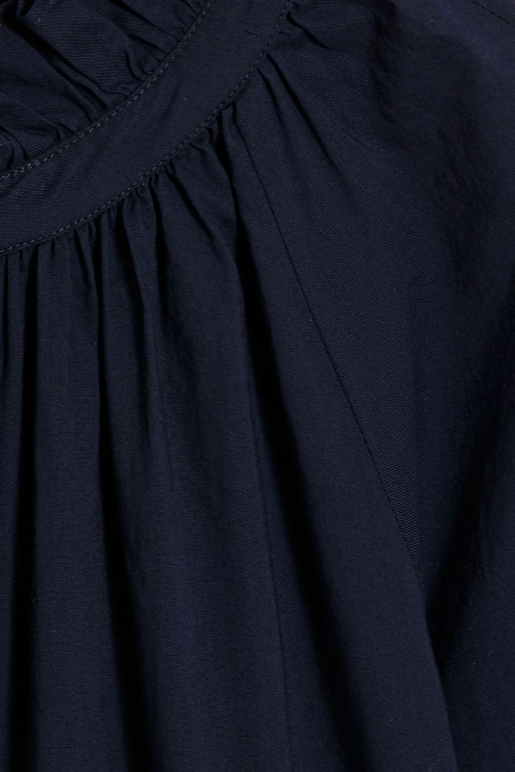 VERONICA BEARD Calisto ruffled cotton shirt