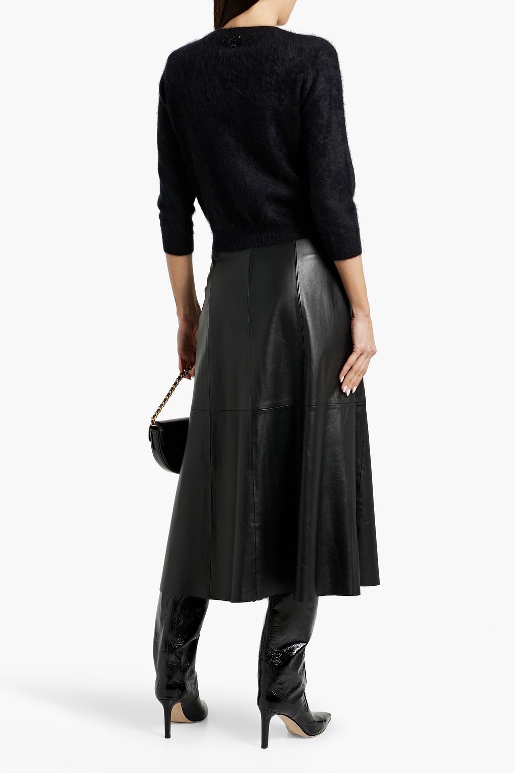 AUTUMN CASHMERE Embellished cashmere cardigan