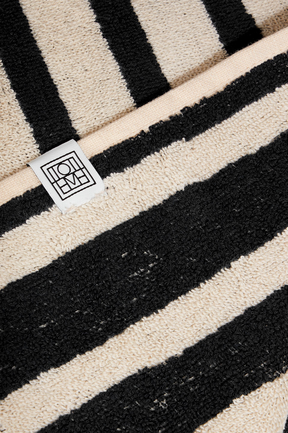 Totême Striped Cotton-terry Beach Towel