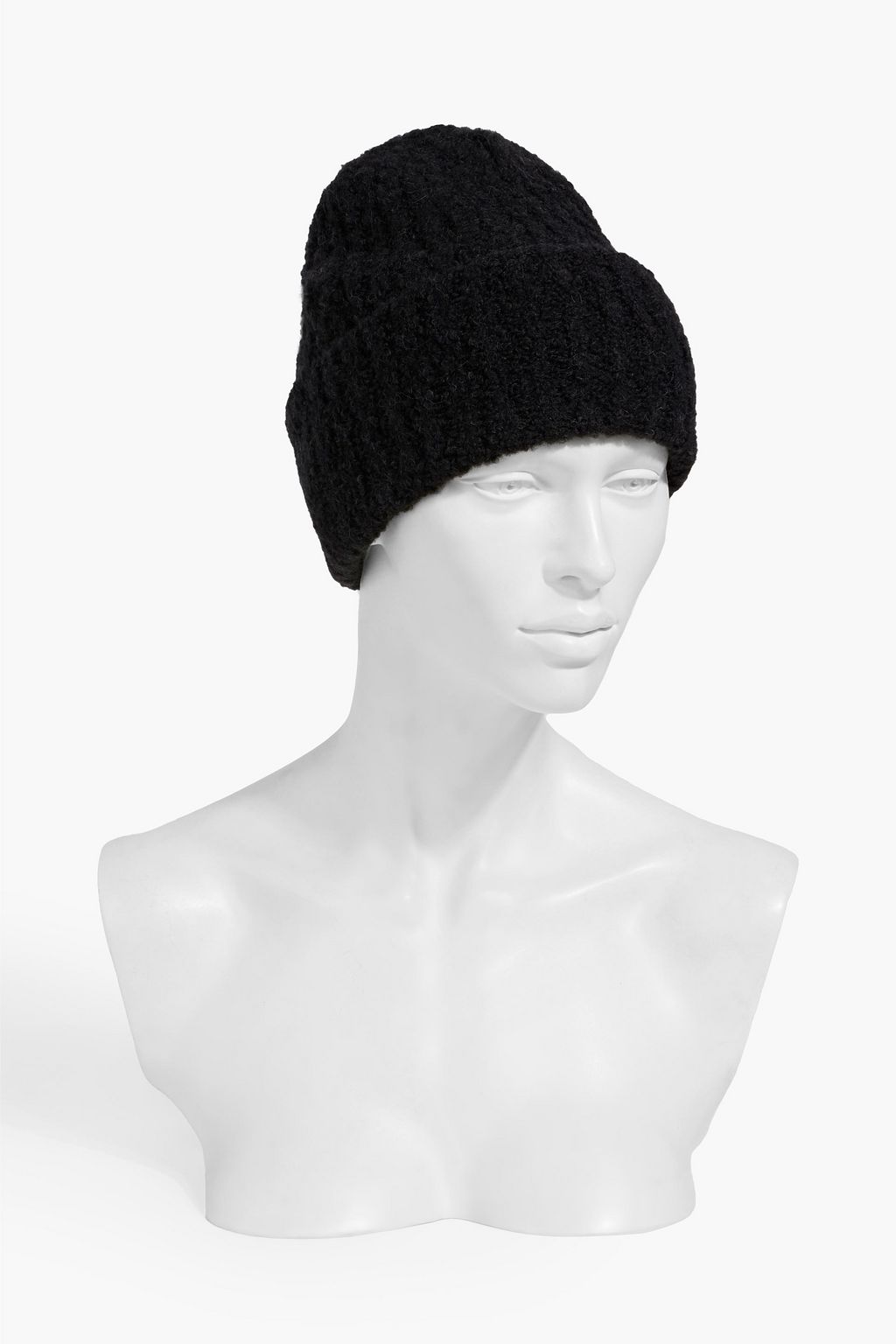 TOTEME Ribbed bouclé-knit wool-blend beanie