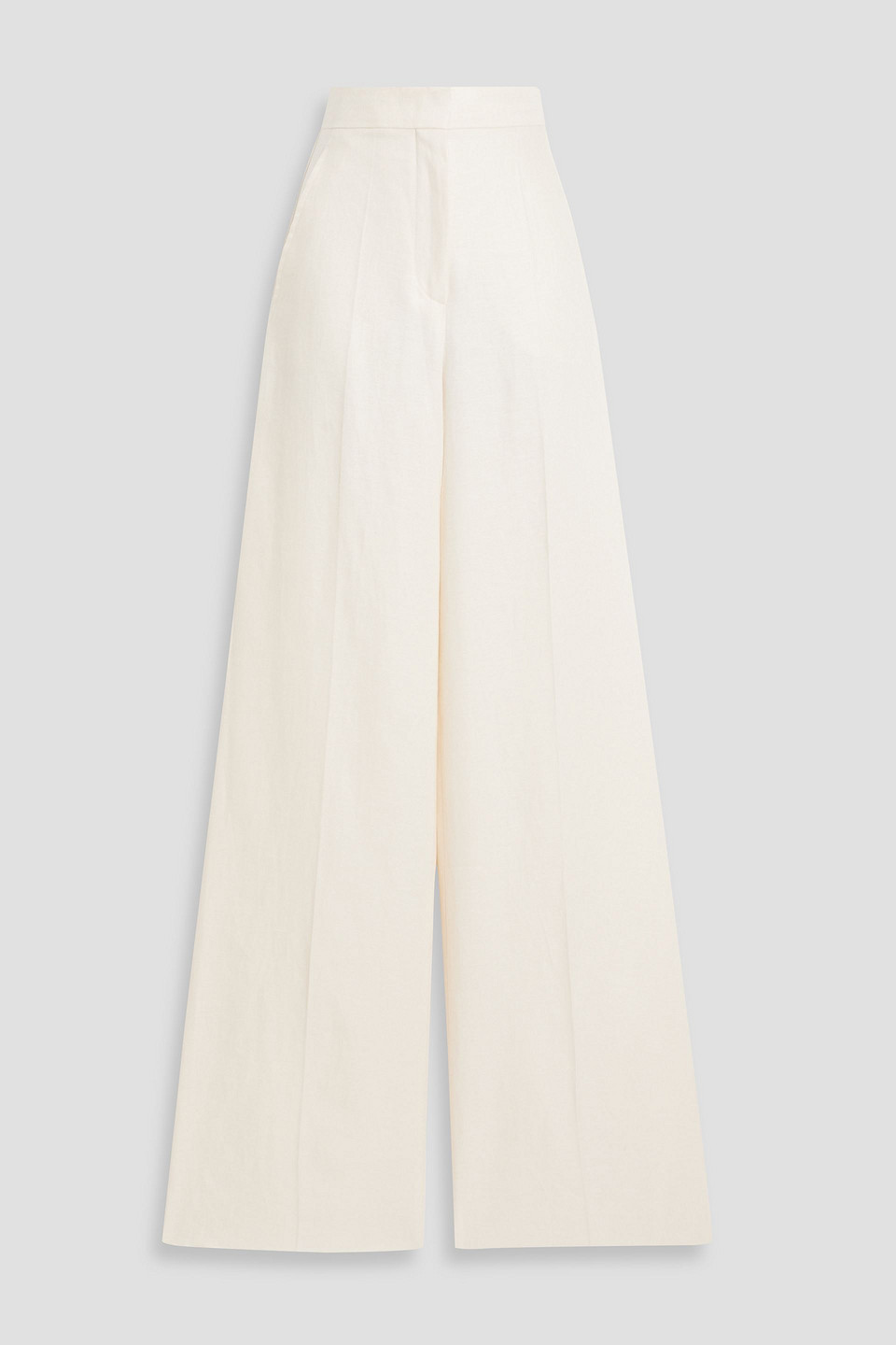 Max Mara Hangar Linen-twill Wide-leg Pants