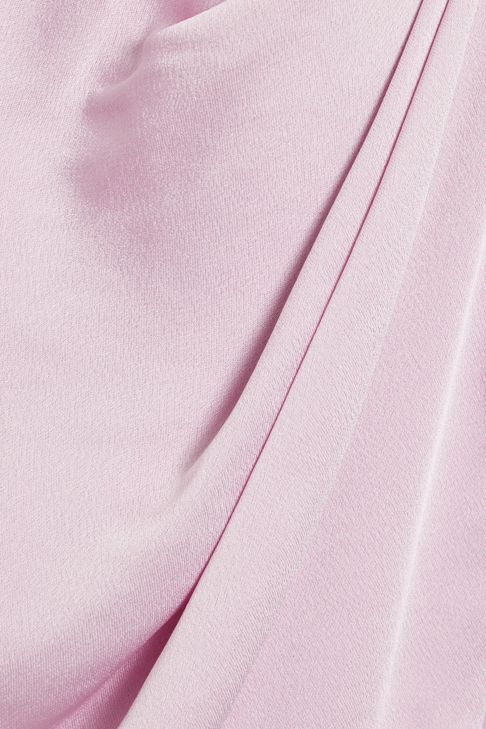 Simkhai Cameron One-shoulder Satin-crepe Mini Dress In Baby Pink