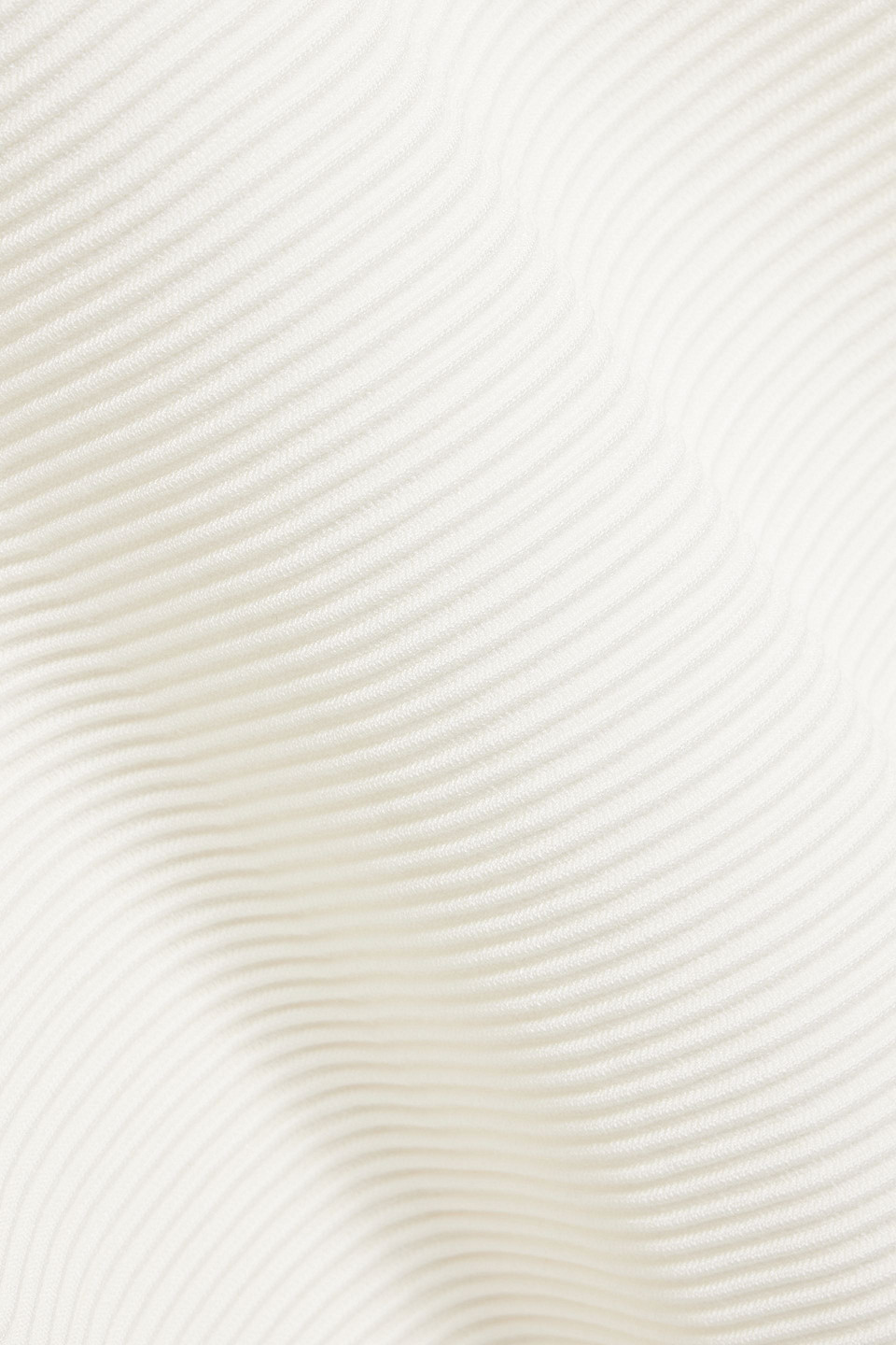 Shop Simkhai Jennifer Ribbed-knit Midi Skirt In Ivory