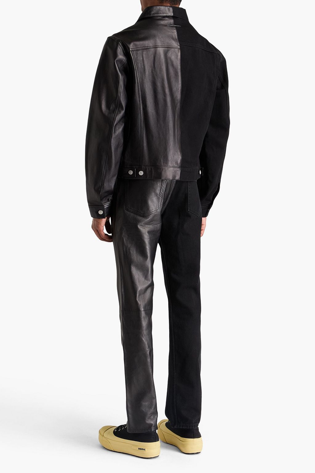 MAISON MARGIELA 데님 & 가죽 재킷