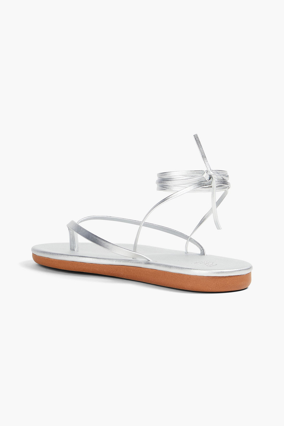 ANCIENT GREEK SANDALS SAHARA METALLIC LEATHER SANDALS