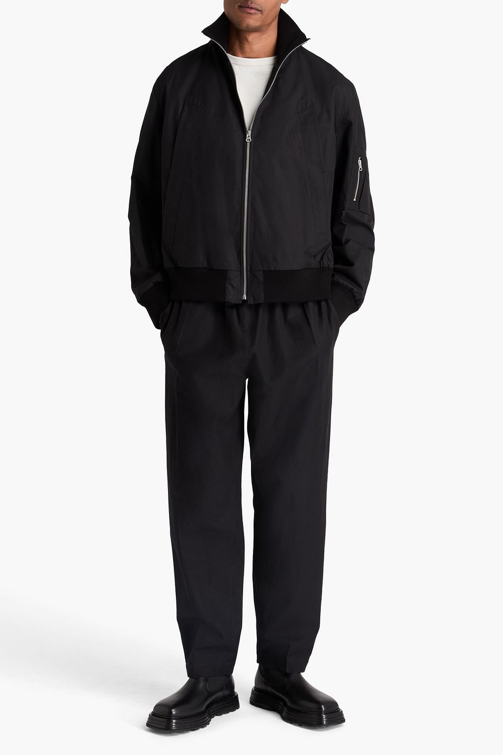 MM6 MAISON MARGIELA Cotton-twill bomber jacket