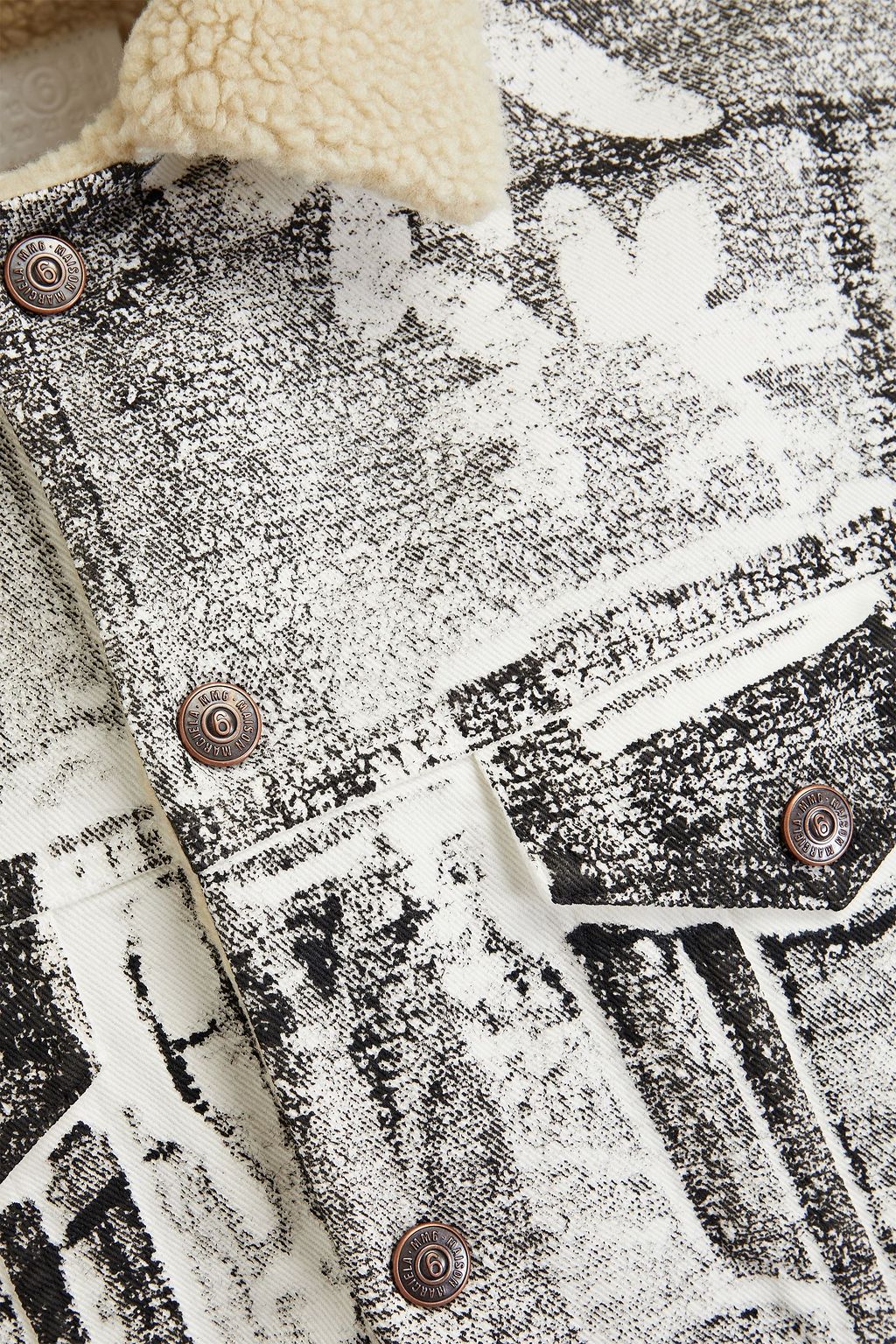 MM6 MAISON MARGIELA Printed denim jacket