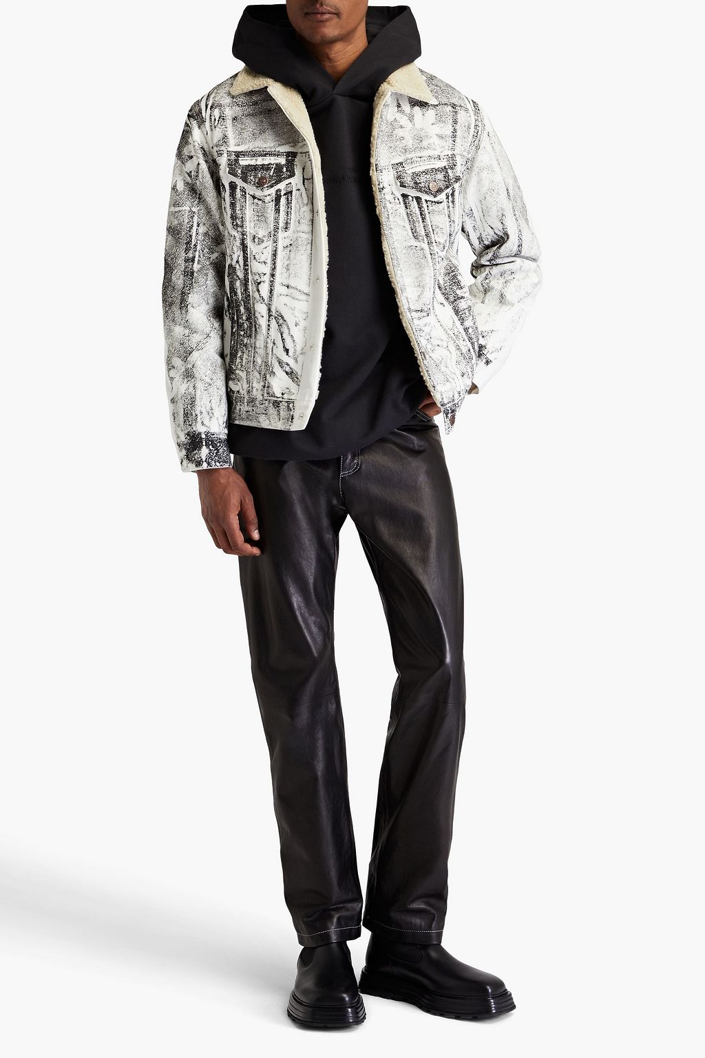 MM6 MAISON MARGIELA Printed denim jacket