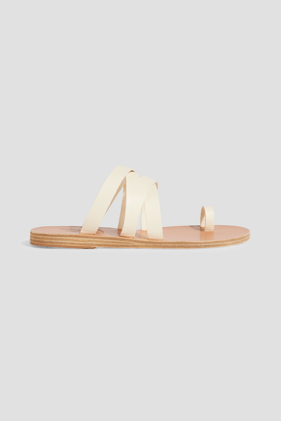 Ancient Greek Sandals Gordian Leather Sandals In Off-white