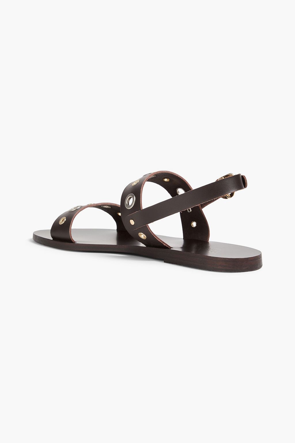 ANCIENT GREEK SANDALS Dinami eyelet-embellished leather slingback sandals