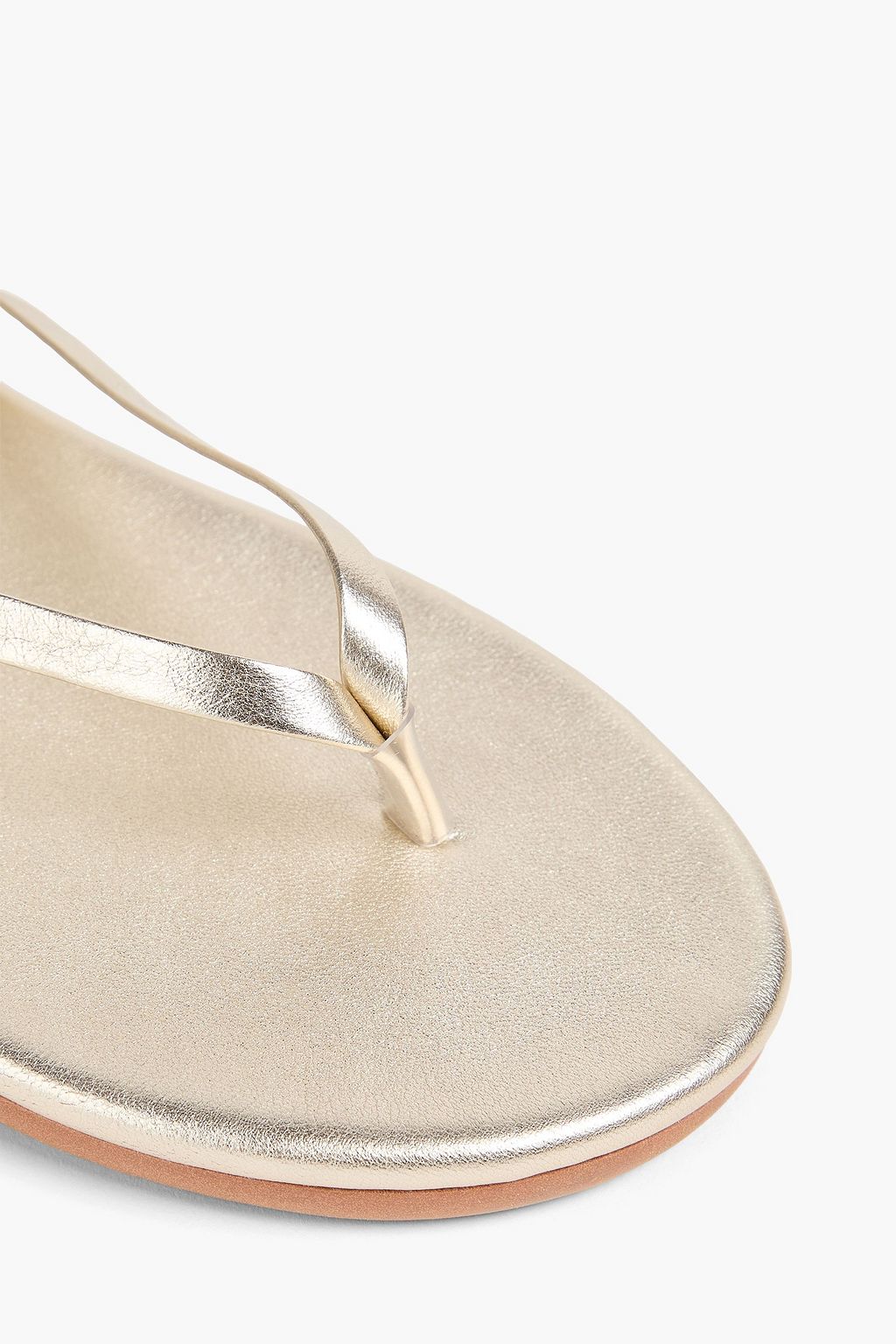 ANCIENT GREEK SANDALS صندل "صحارى" من الجلد بلون معدني