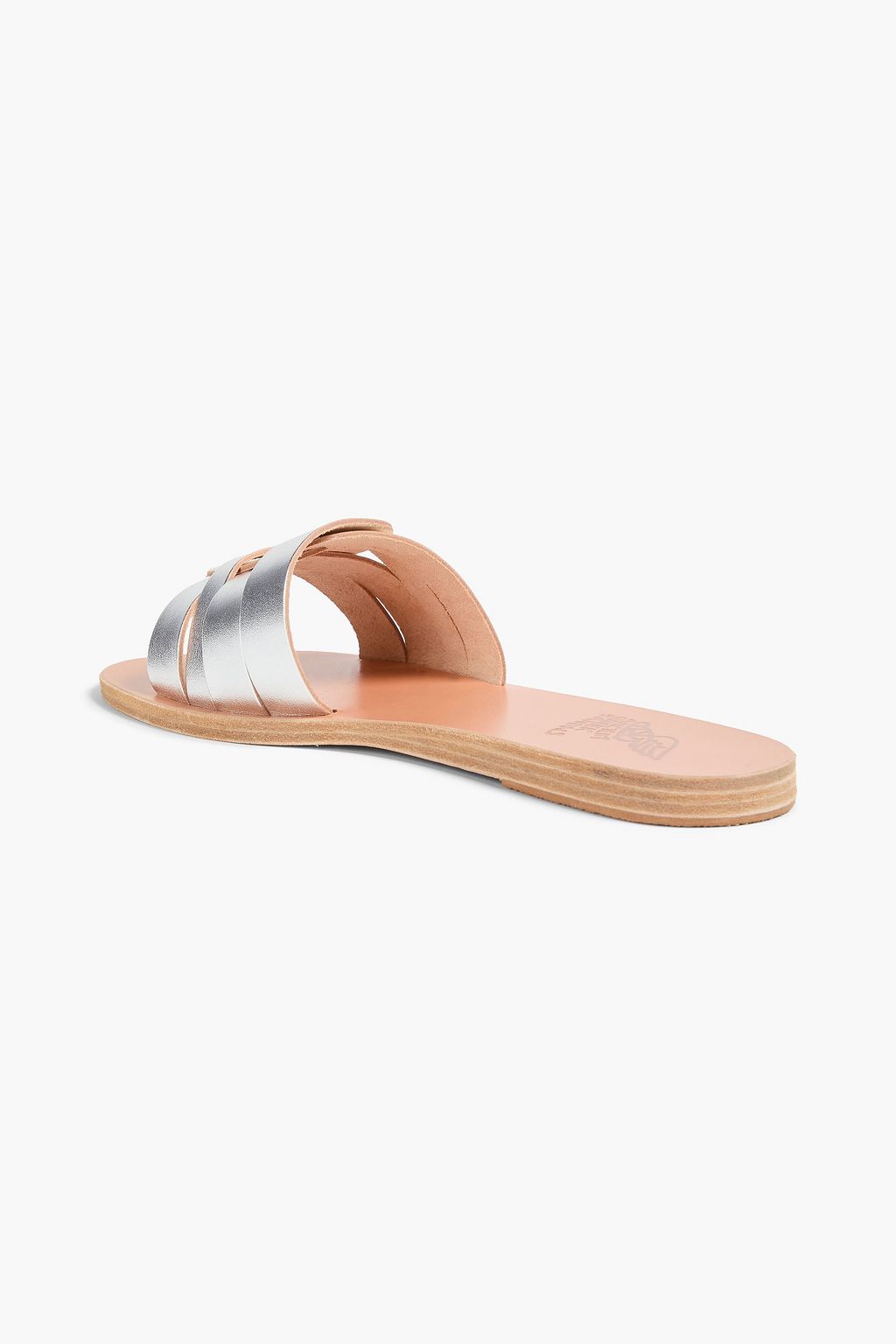 ANCIENT GREEK SANDALS Filenada レザー スライドサンダル メタリック