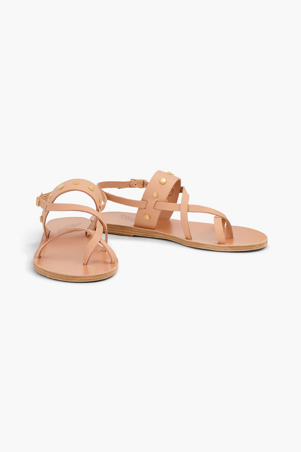 ANCIENT GREEK SANDALS Alethea レザー スリングバックサンダル スタッズ付き