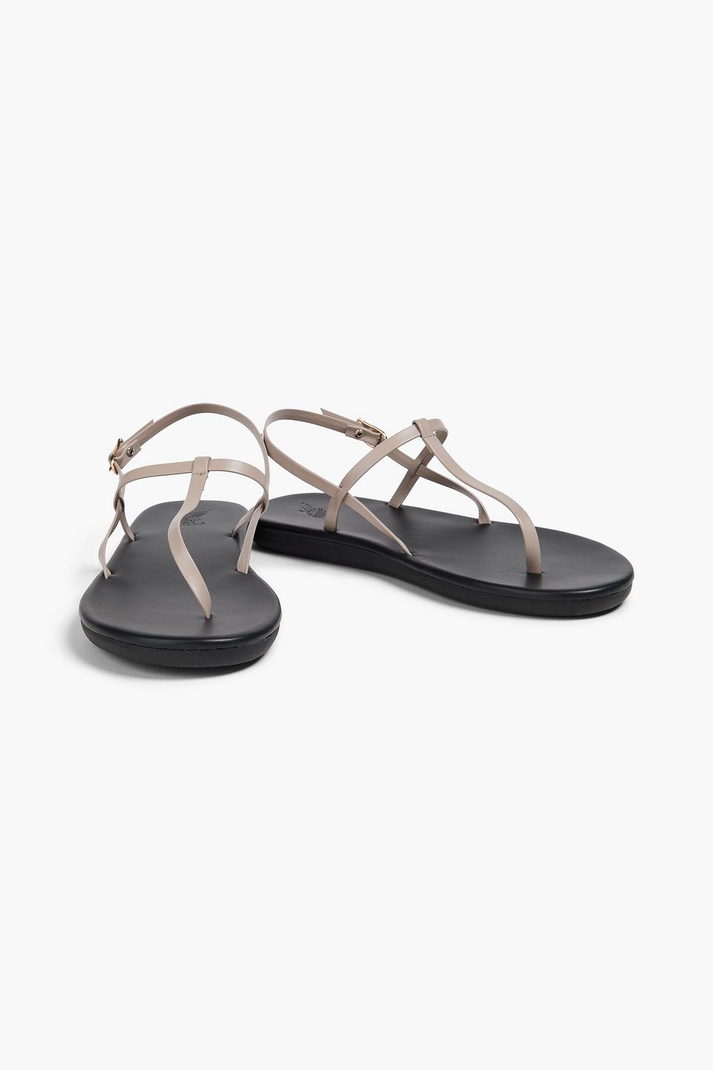 ANCIENT GREEK SANDALS صندل نيوف من الجلد بحزام خلفي