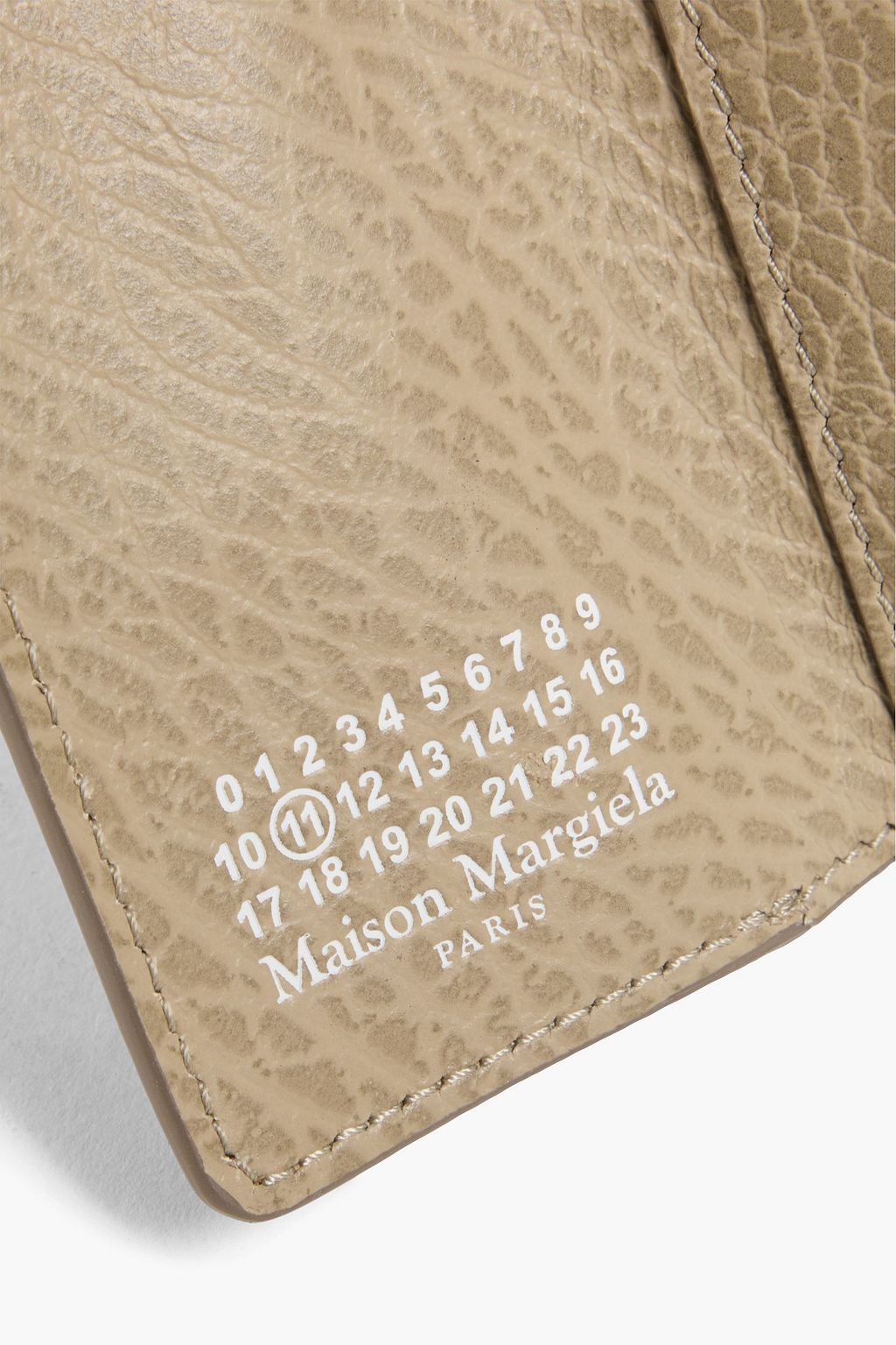 MAISON MARGIELA 페블 가죽 지갑
