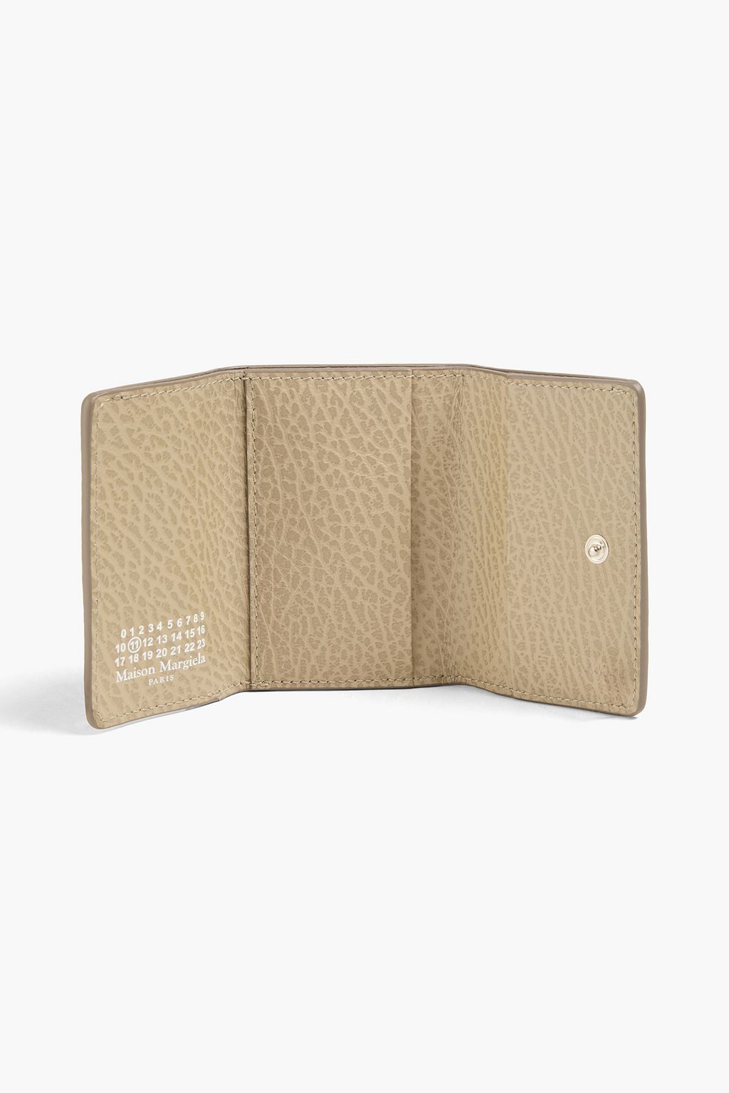 MAISON MARGIELA 페블 가죽 지갑