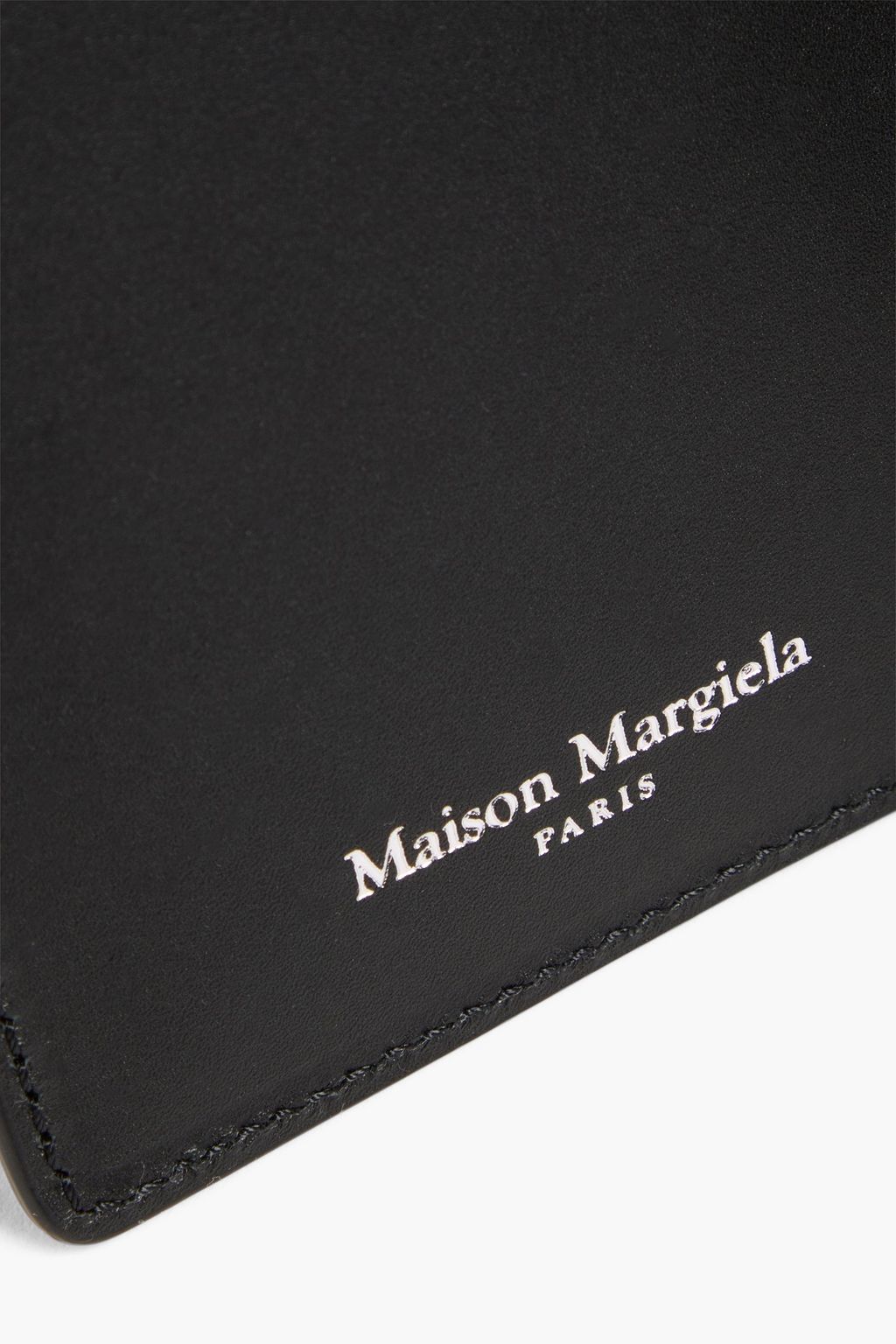 MAISON MARGIELA محفظة بطاقات من الجلد اللامع