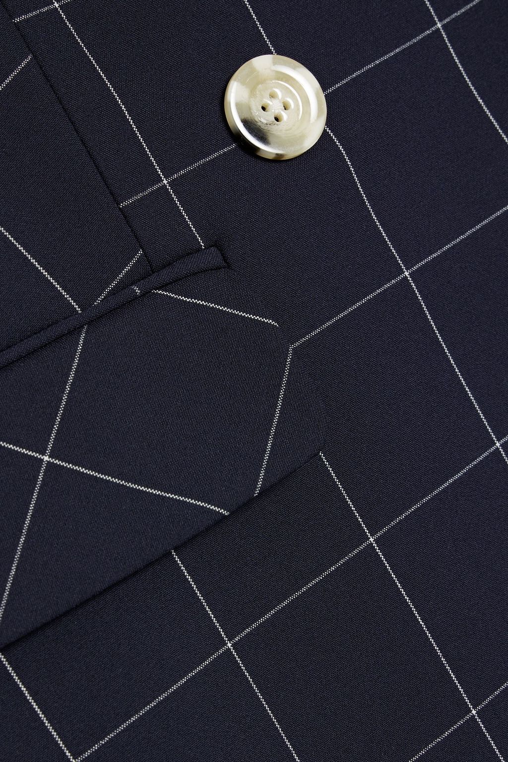 VERONICA BEARD Charleson Dickey double-breasted checked crepe blazer