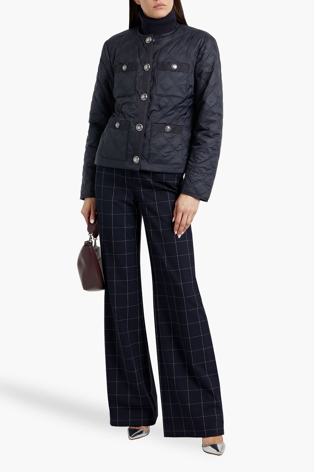 VERONICA BEARD Shalia quilted shell jacket