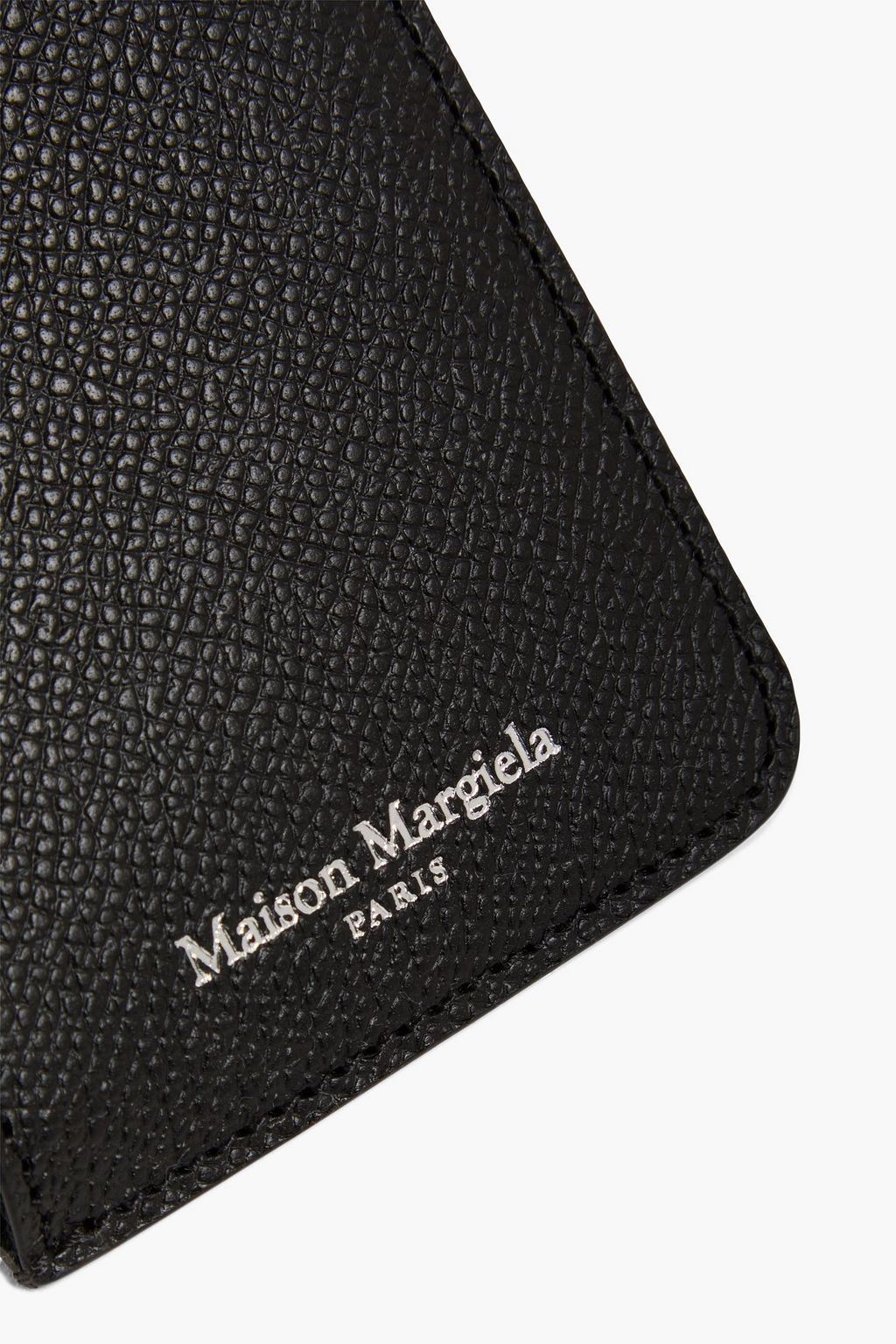 MAISON MARGIELA 페블 가죽 카드홀더