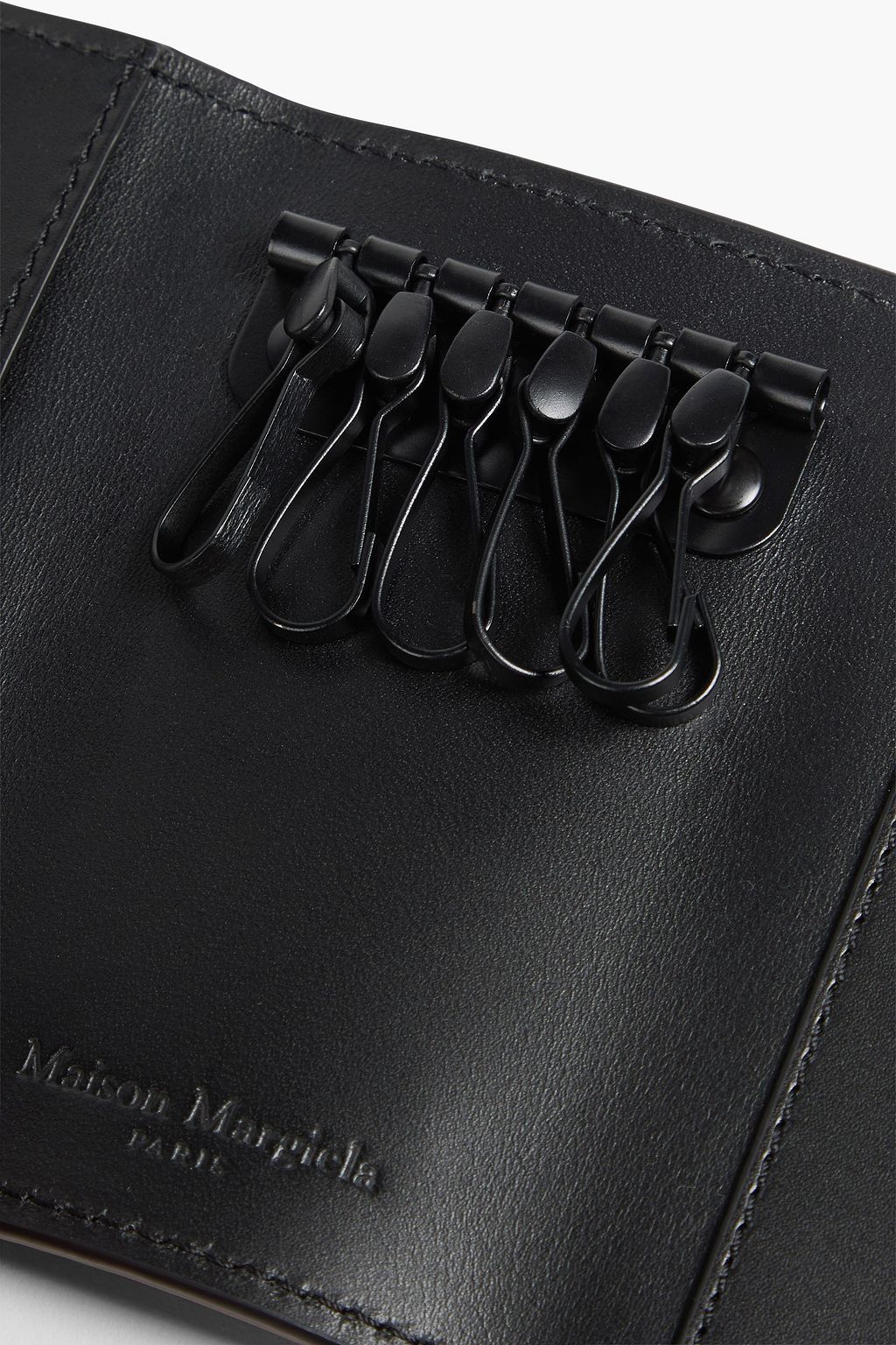 MAISON MARGIELA Pebbled-leather keychain