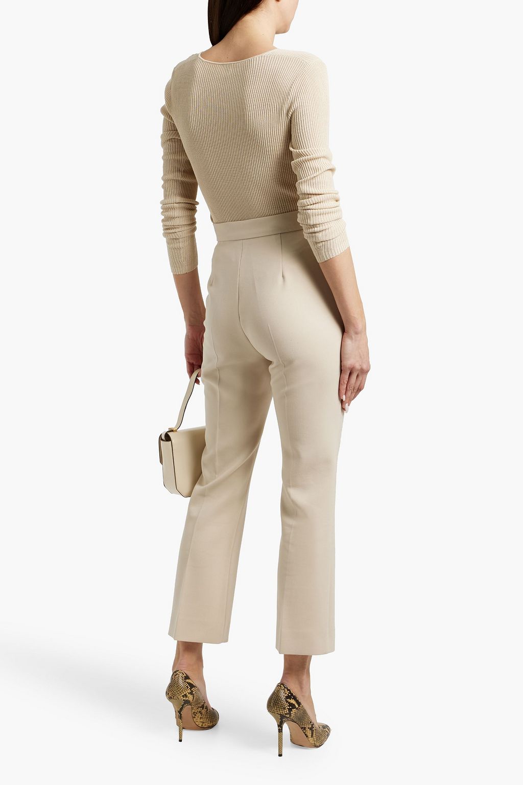 MAX MARA Nepeta wool-blend straight-leg pants
