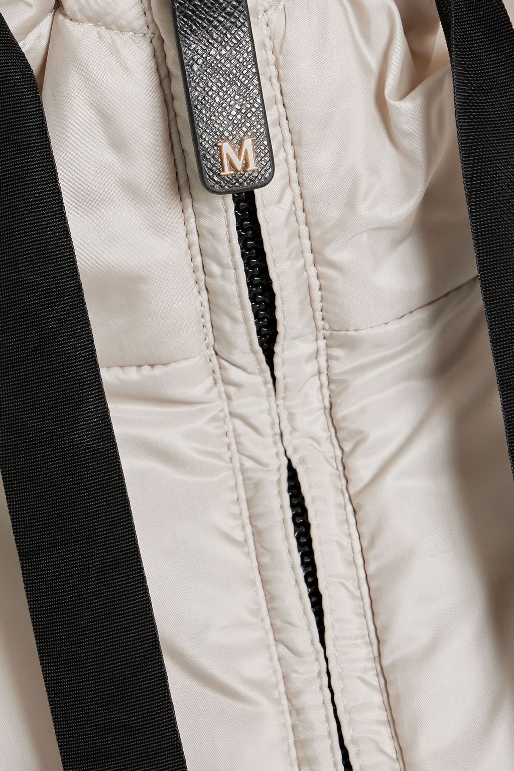 MAX MARA THE CUBE Greenh padded shell hooded jacket