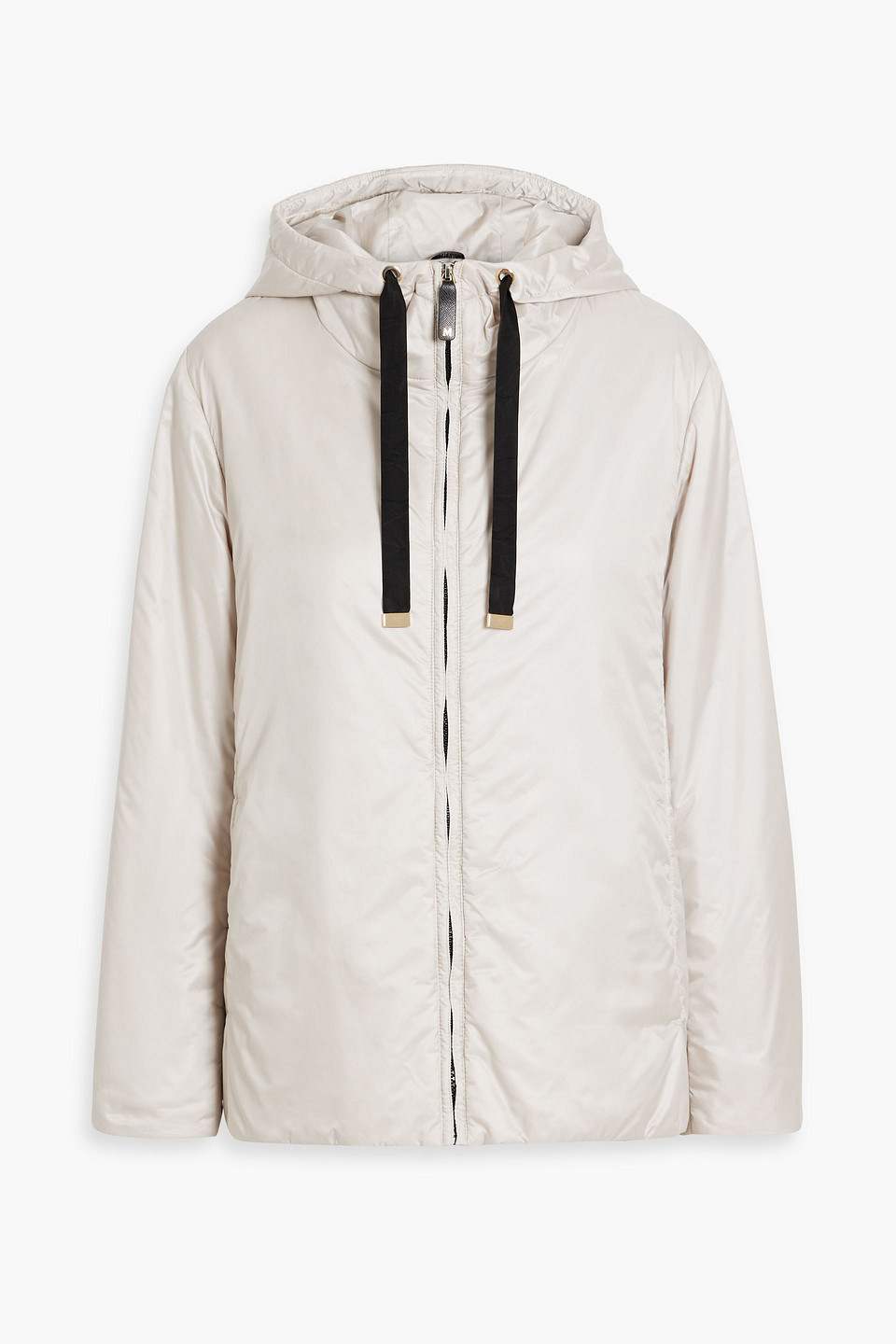 Max Mara Greenh Down Jacket In Ivory Anti-drop Fabric In White