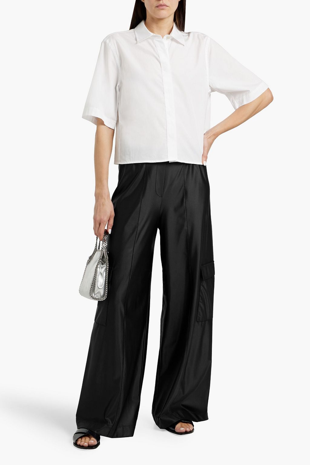 MAX MARA Stretch-jersey wide-leg pants