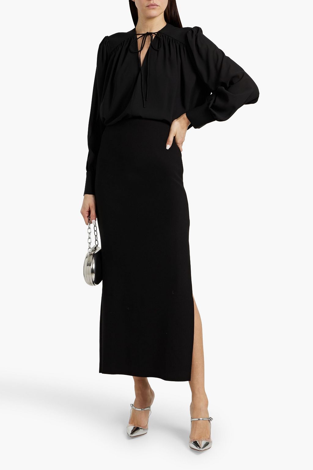 SIMKHAI Fowler chiffon top