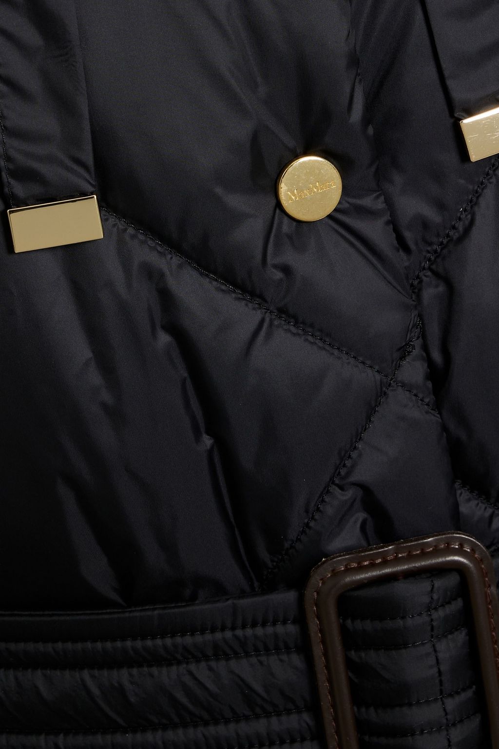 MAX MARA Trepa quilted shell hooded coat