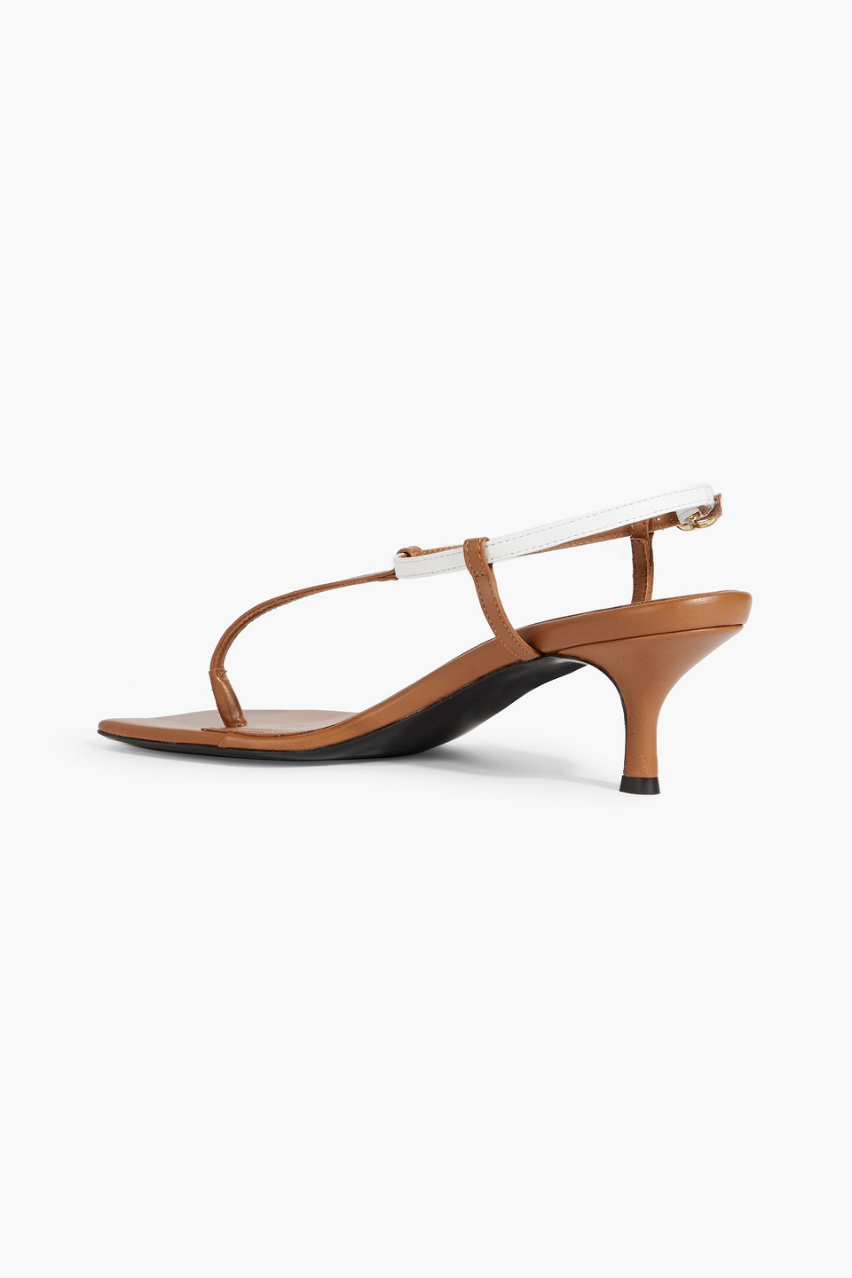 Totême The Bicolor Leather Slingback Sandals