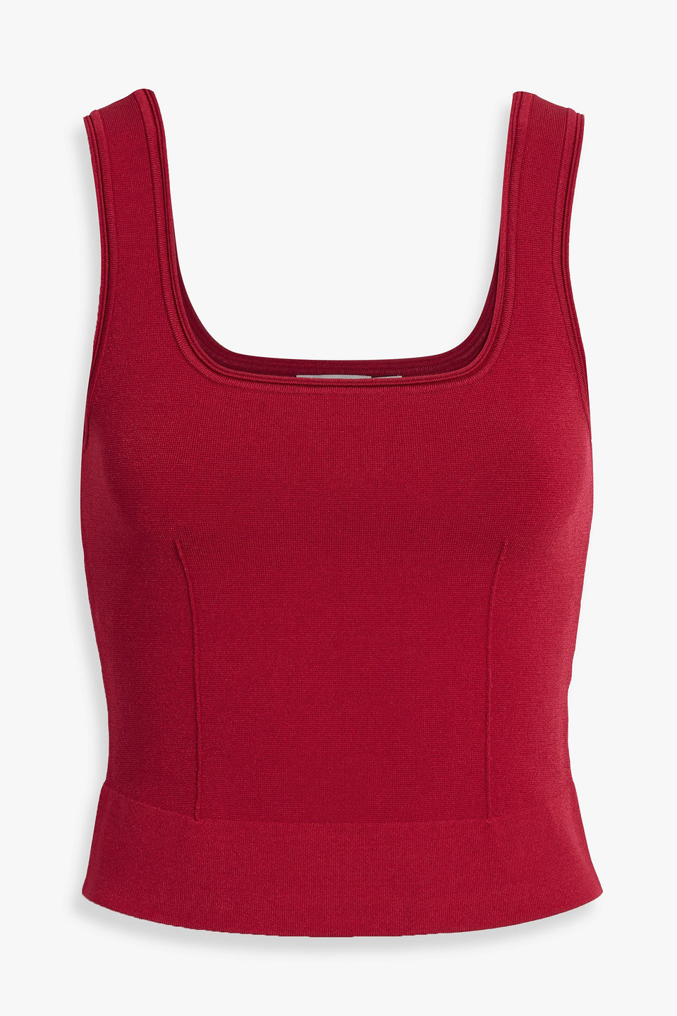 Simkhai Ramaina Stretch-knit Tank In Crimson